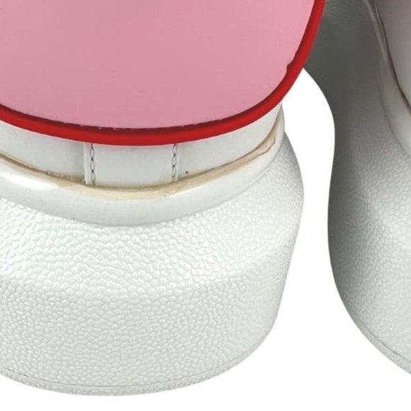 Alexander McQueen | Women's Pelles Gomma Sneaker | White, Pink & Red | Size 38 - Picture 8 of 9